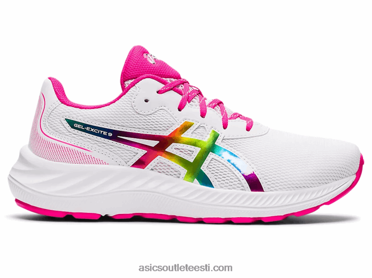 gel-excite 9-klassiline kool 6PB8D4462Asics valge/roosa glo
