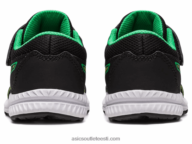 võistlema 8 väikelapse suurus 6PB8D4316Asics musta/laimi koor