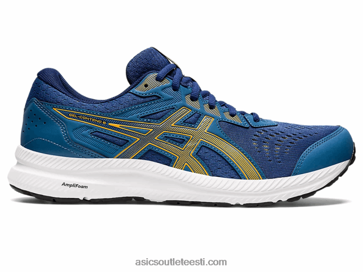 geel-content 8 6PB8D674Asics taevasinine/merevaigukollane