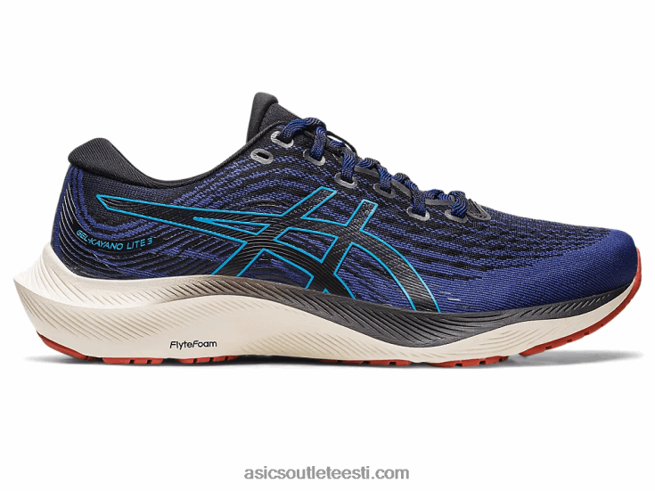 geel-kayano lite 3 6PB8D635Asics indigo sinine/must