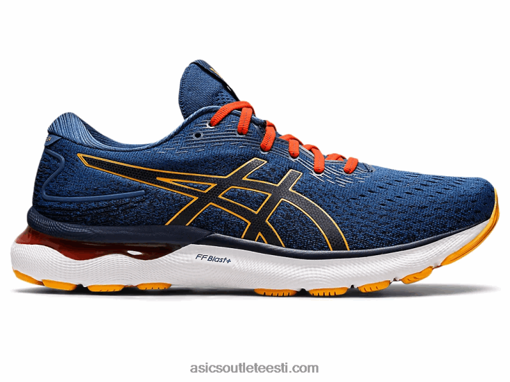 geel-nimbus 24 6PB8D1197Asics kesköösinine/tsitruseline