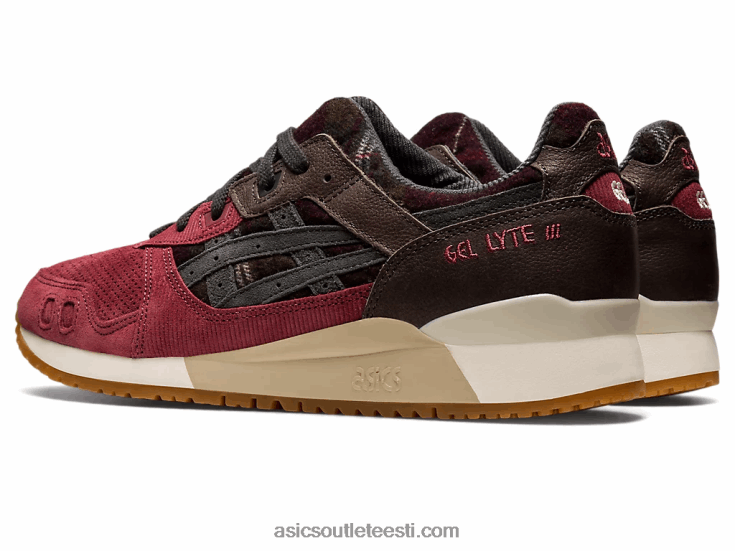 gel-lyte iii og 6PB8D747Asics rinnatükk punane/obsidiaanhall