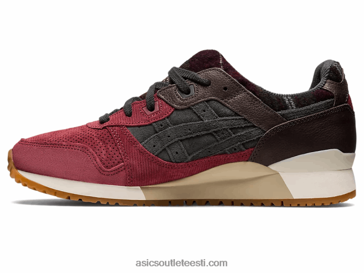 gel-lyte iii og 6PB8D747Asics rinnatükk punane/obsidiaanhall
