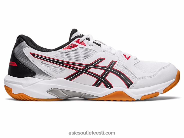 geel-rakett 10 6PB8D31Asics valge/klassikaline punane