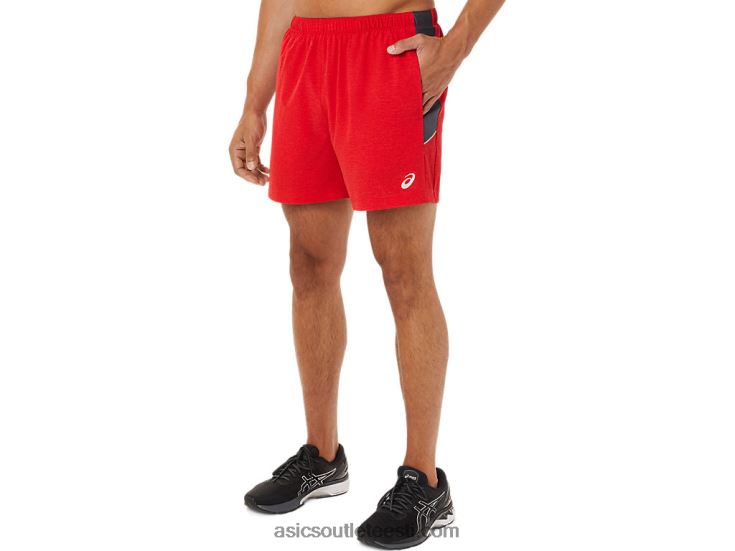 meeste 5in pr lyte lühike 6PB8D1824Asics elektriline punane kanarbik/hall