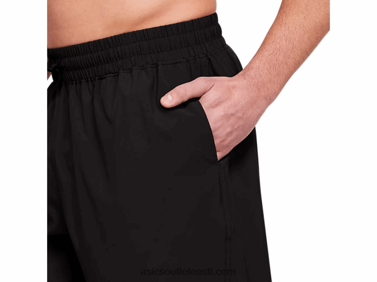 meeste 7-tolline kootud rong lühike 6PB8D1802Asics sooritus must