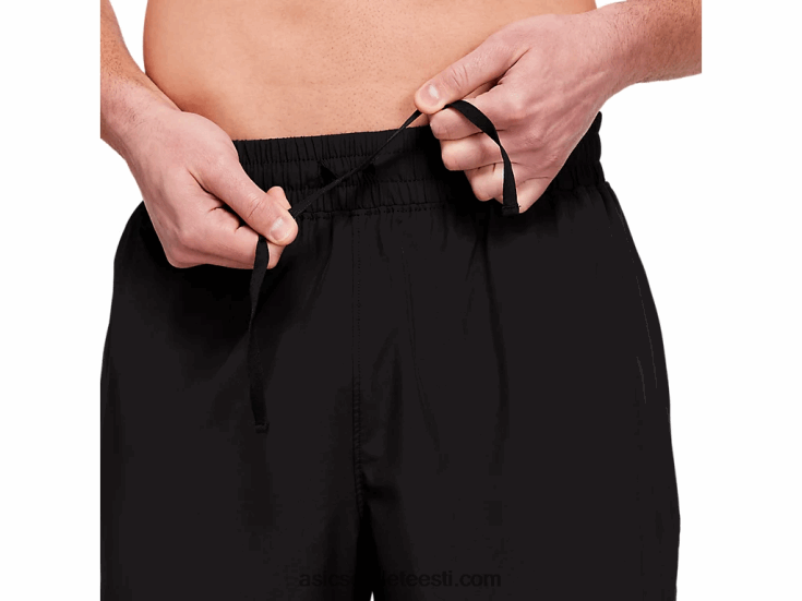 meeste 7-tolline kootud rong lühike 6PB8D1802Asics sooritus must