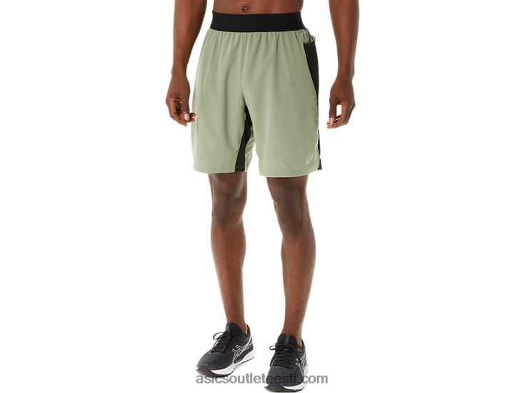 meeste 9-tolline mikser lühike 6PB8D1408Asics samblikroheline/esitusmust