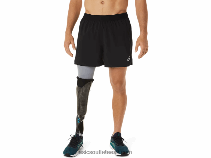 meeste maantee 2-n-1 5 lühidalt 6PB8D1053Asics sooritus must