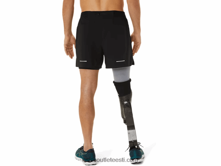 meeste maantee 2-n-1 5 lühidalt 6PB8D1053Asics sooritus must