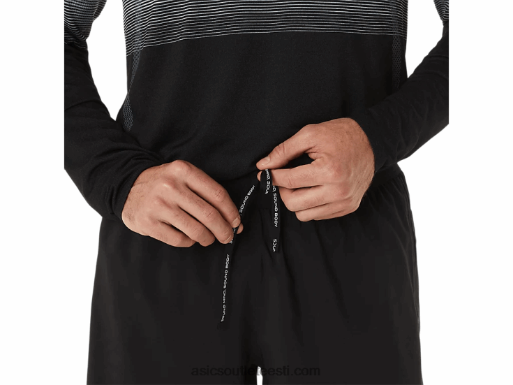 meeste maantee 2-n-1 5 lühidalt 6PB8D1053Asics sooritus must