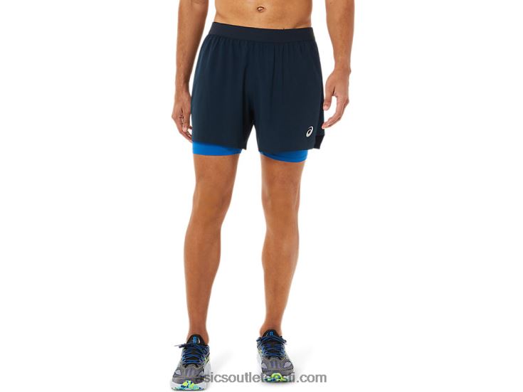 meeste maantee 2-n-1 5 lühidalt 6PB8D1534Asics prantsuse sinine/järve sõit