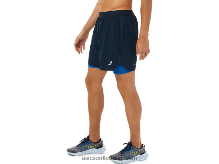 meeste maantee 2-n-1 7 lühidalt 6PB8D1478Asics prantsuse sinine/järve sõit