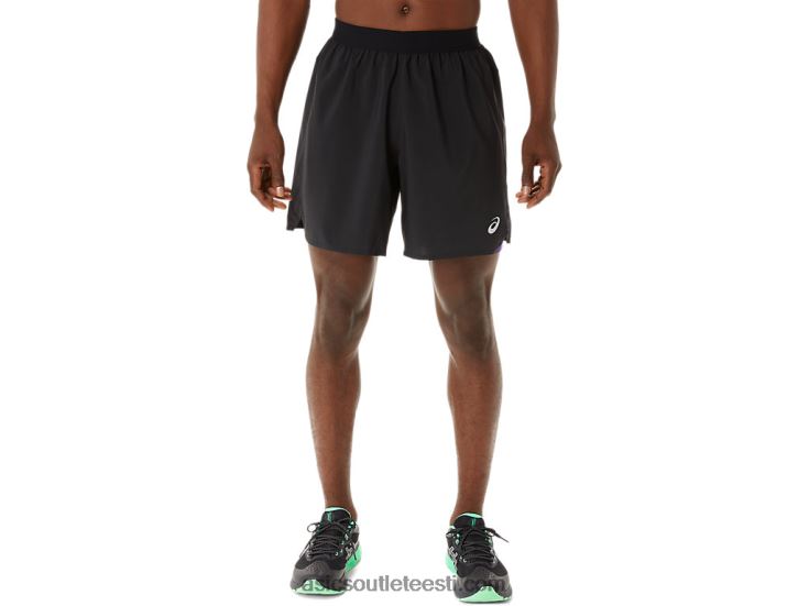 meeste maantee 2-n-1 7 lühidalt 6PB8D893Asics esitus must/viinamarja moos