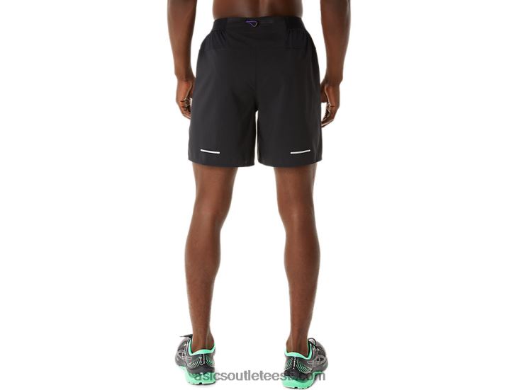 meeste maantee 2-n-1 7 lühidalt 6PB8D893Asics esitus must/viinamarja moos