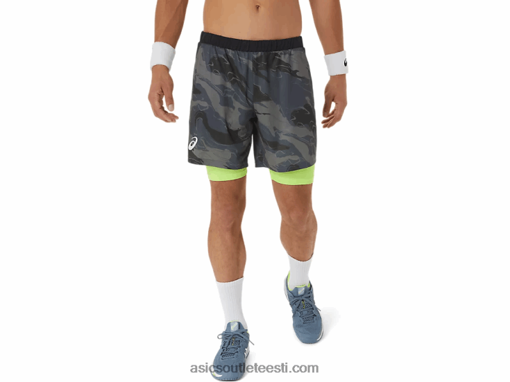 meeste matši graafika 7 lühidalt 6PB8D506Asics kandja hall