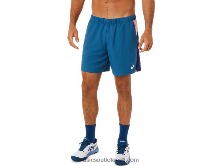 meeste väljaku värviplokk lühike 6PB8D1493Asics kerge indigo