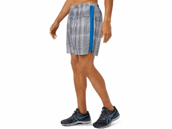 meeste valmiskomplekt 7-tolline graafiline lühike 6PB8D1501Asics prantsuse sinine print / lake drive