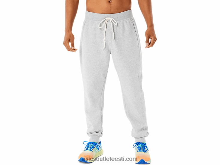 meeste pühapäeva fliisist jogger lam 6PB8D1338Asics helehall kanarbik