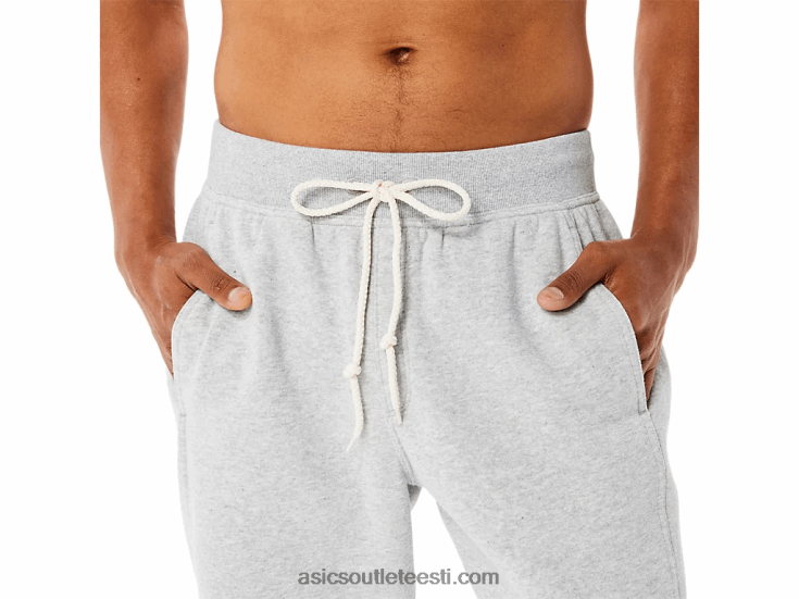 meeste pühapäeva fliisist jogger lam 6PB8D1338Asics helehall kanarbik