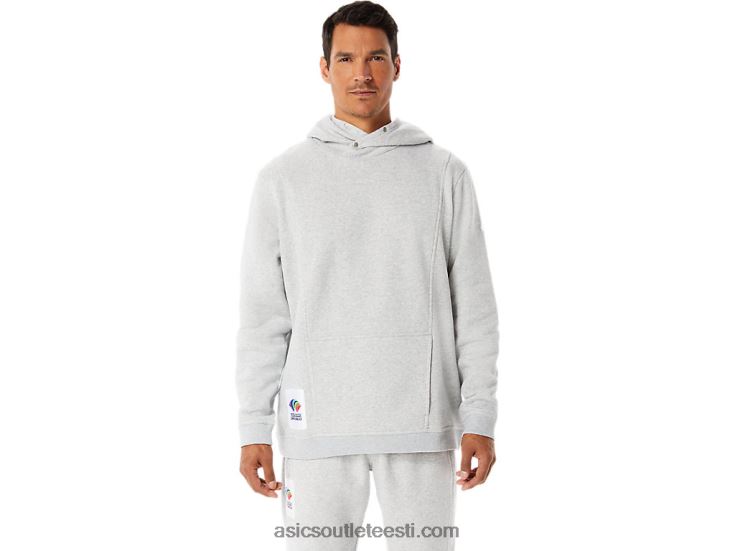 m pühapäevane fliis hoody wch 6PB8D1284Asics helehall kanarbik