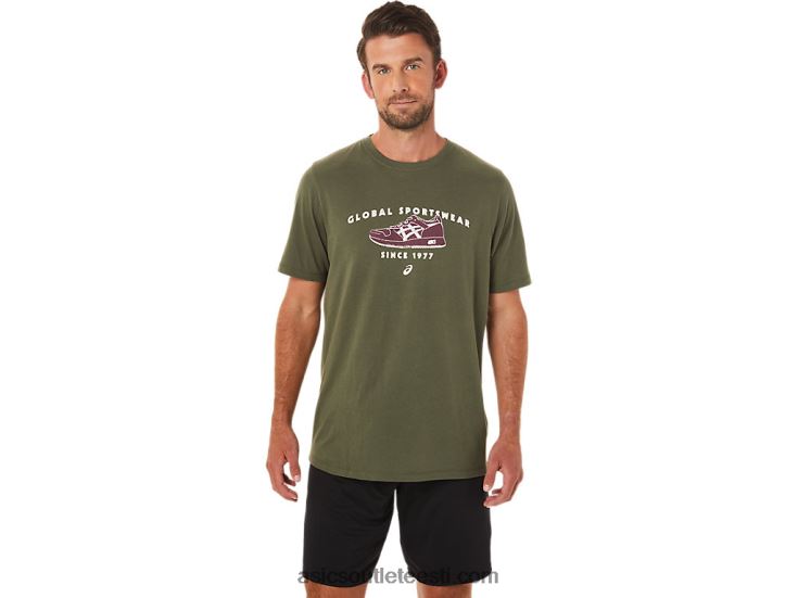 1977. aasta spordirõivaste tee 6PB8D1654Asics oliivipuu lõuend