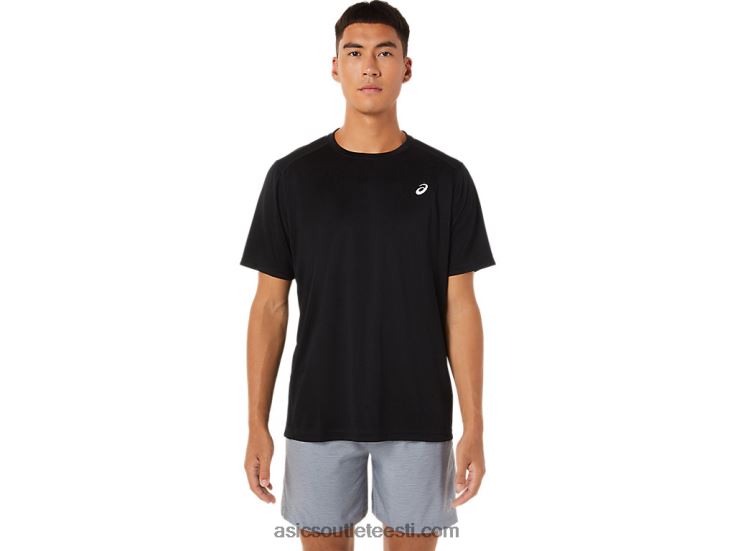 lühikeste varrukatega ülaosa 6PB8D881Asics sooritus must