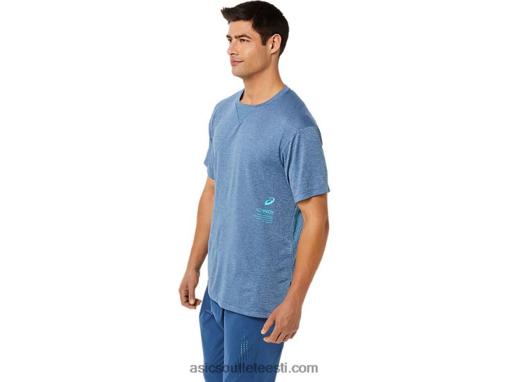 meeste aktibreeze žakaarvärvi lühikeste varrukatega topp 6PB8D1514Asics suur haikarbik