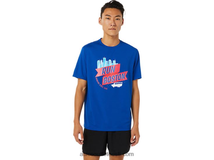 meeste bos valmiskomplekt lühikeste varrukatega ii 6PB8D1698Asics sinine