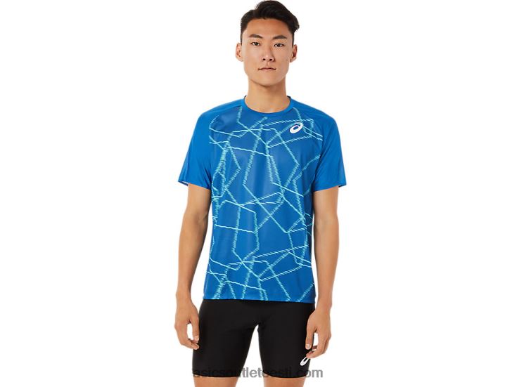 meeste kerge lühikeste varrukatega topp 6PB8D1443Asics järvesõit