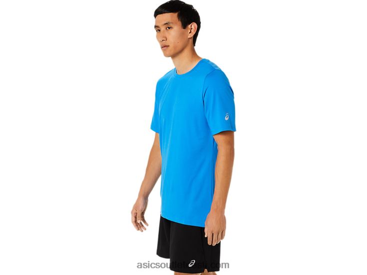 meeste lühikeste varrukatega hthr tech top 6PB8D1710Asics elektrisinine kanarbik