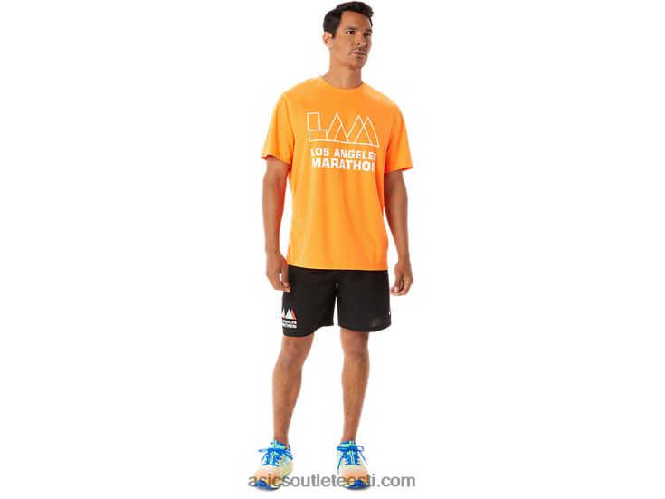 meeste lam ready-set ii lühikeste varrukatega 6PB8D1342Asics šokeeriv oranž
