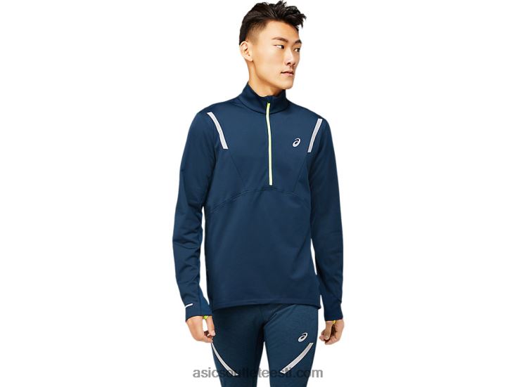 meeste lite-show talvine 1/2 lukuga topp 6PB8D1649Asics prantsuse sinine