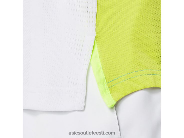 meeste matši polosärk 6PB8D1504Asics särav valge/jäämünt