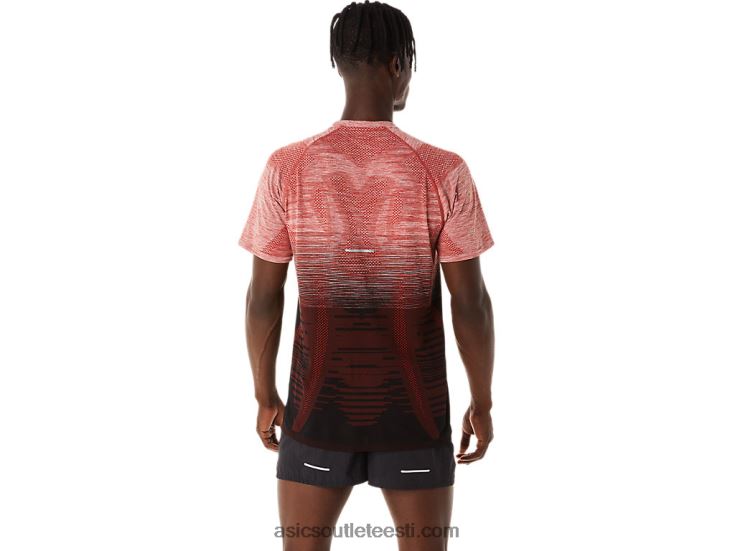 meeste õmblusteta lühikeste varrukatega topp 6PB8D119Asics performance black/spice latte