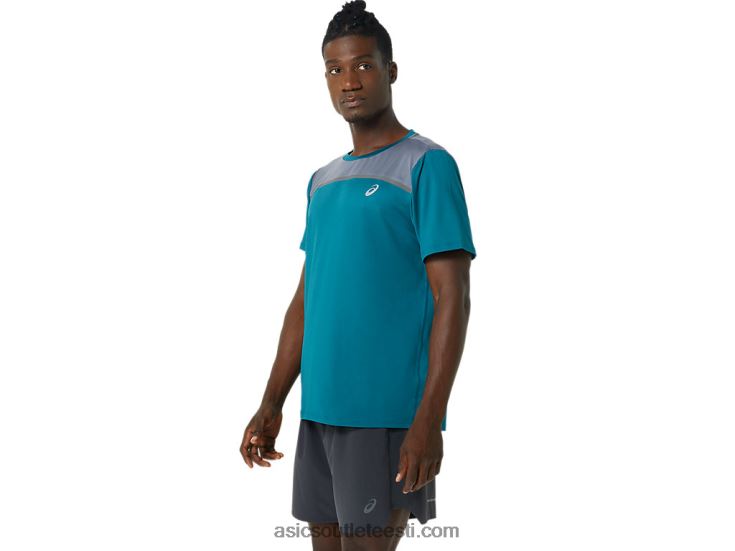 meeste pr lyte lühikeste varrukatega 6PB8D1019Asics sametmänd/metropolis