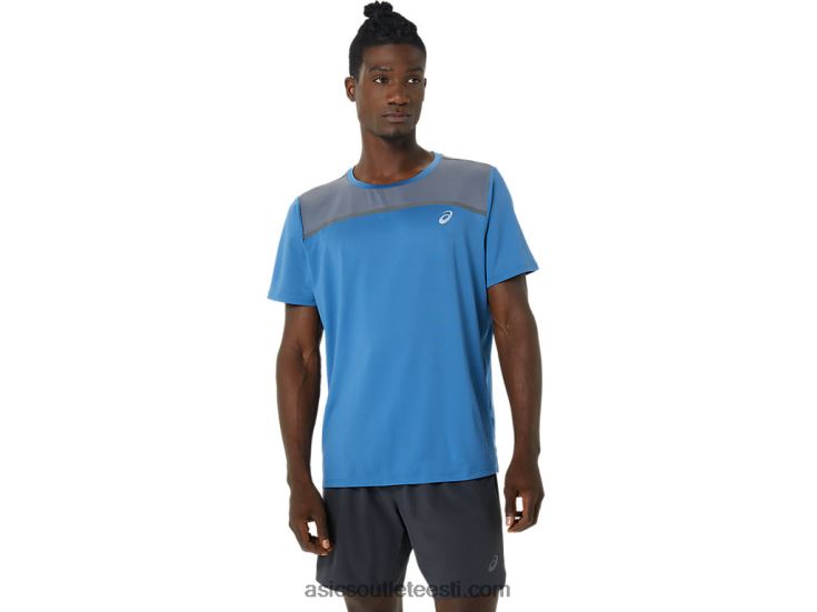 meeste pr lyte lühikeste varrukatega 6PB8D1032Asics taevasinine/metropolis