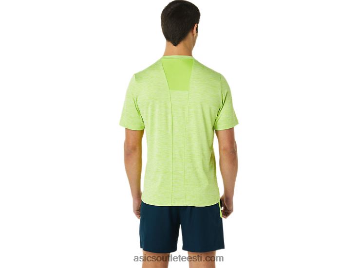 meeste pr lyte lühikeste varrukatega 6PB8D1366Asics oht roheline kanarbik