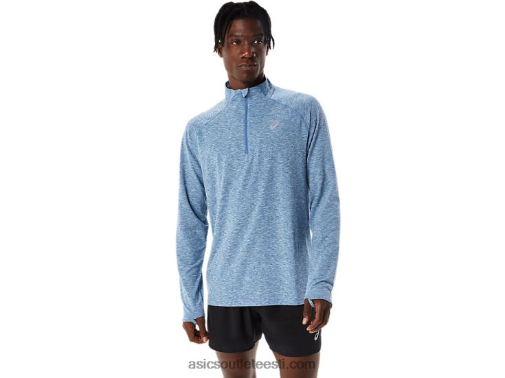 meeste rong sana 1/2 zip 6PB8D1084Asics taevasinine kanarbik
