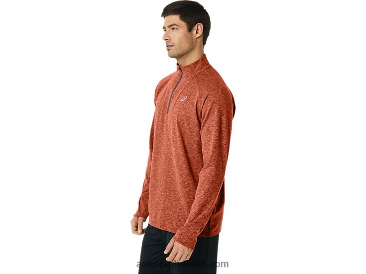 meeste rong sana 1/2 zip 6PB8D194Asics vürtsi latte kanarbik