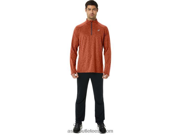 meeste rong sana 1/2 zip 6PB8D194Asics vürtsi latte kanarbik