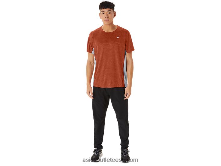 meeste rong sana lühikeste varrukatega 6PB8D202Asics vürtsi latte / lehtkivi