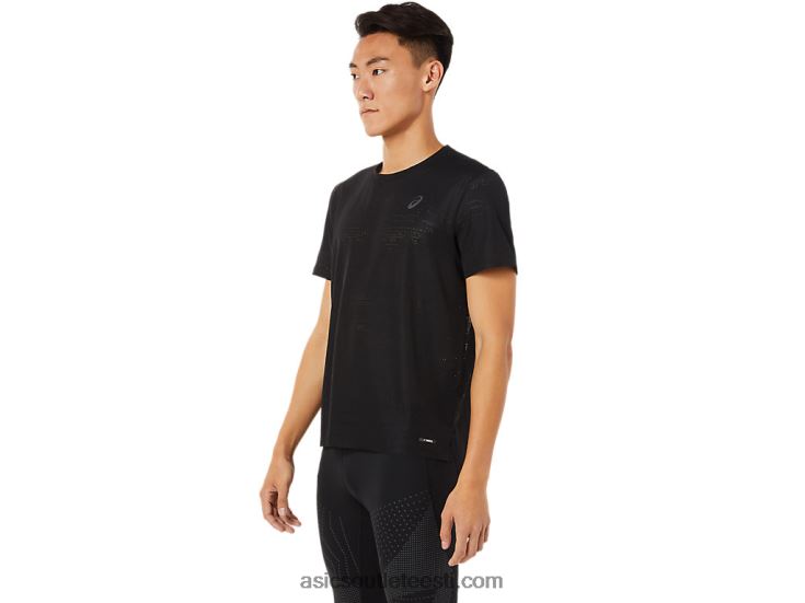 meeste ventilate actibreeze lühikeste varrukatega topp 6PB8D1390Asics sooritus must