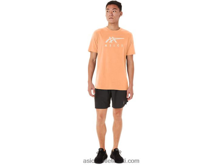 triibuline lühikeste varrukatega t-särk 6PB8D70Asics suvine düün