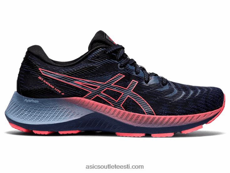 geel-kayano lite 2 6PB8D3861Asics äikesesinine/leekiv korall