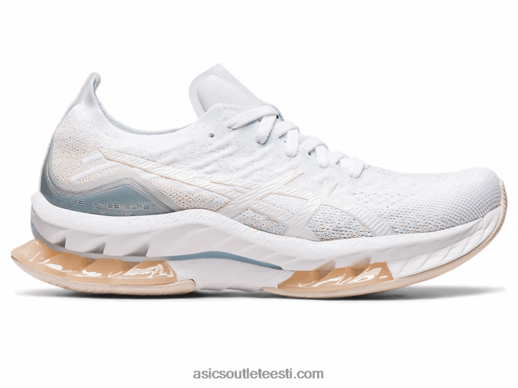 geel-kinsei lööklaine 6PB8D2439Asics valge/mineraalbeež