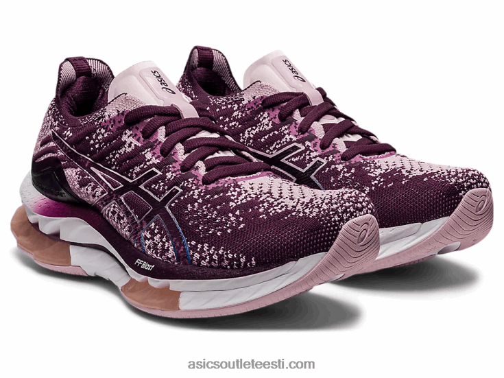 geel-kinsei lööklaine 6PB8D3607Asics sügav ploom/vaevu tõusis