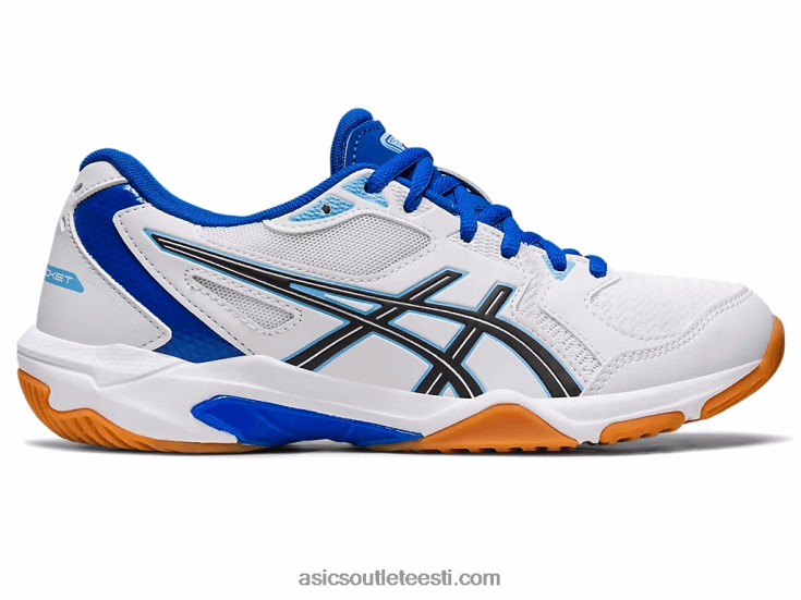 geel-rakett 10 6PB8D2355Asics valge/arktiline sinine