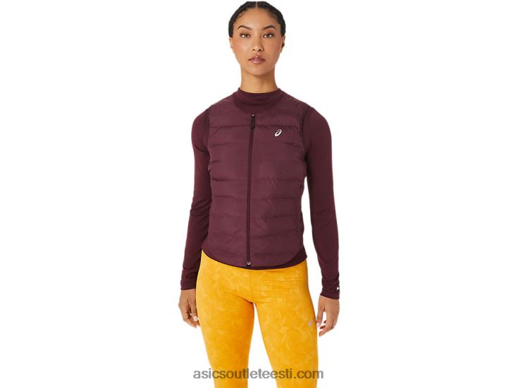 naiste runkoyo polsterdatud vest 6PB8D2801Asics sügav marss