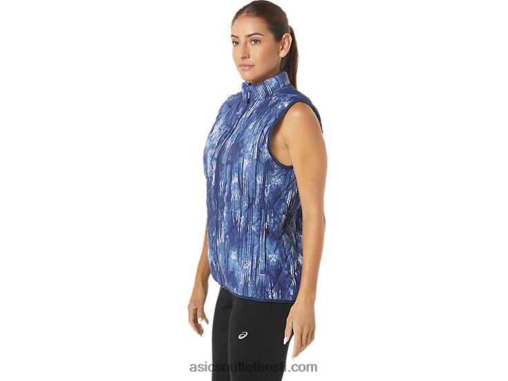 naiste tagurpidi isoleeritud vest 6PB8D2758Asics grand shark tie die/pehme taevas